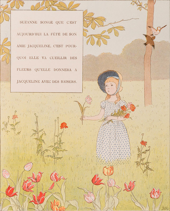アナトール・フランス著／モーリス・ブテ・ド・モンヴェル絵 『われらの子どもたち』（1887年）より